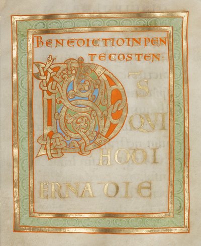 Decorated Incipit Page by Unbekannt Unbekannt